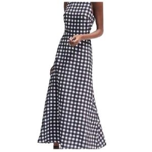 Banana Republic Black and White Checkered Dress